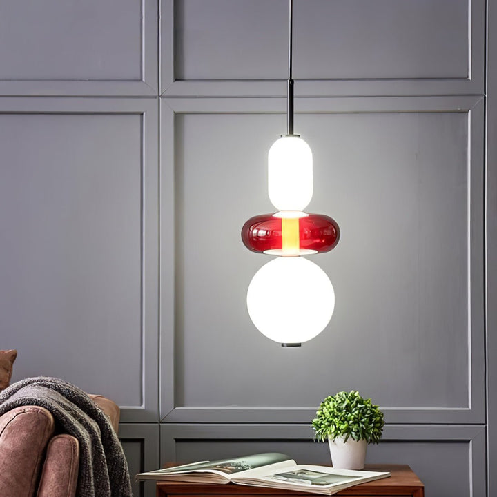 Orba Lampe Pendante en Verre Cristallisé - Neutralighting