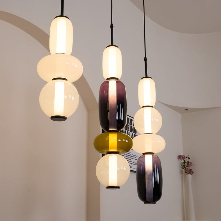 Orba Lampe Pendante en Verre Cristallisé - Neutralighting