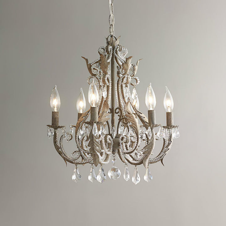 Lustra Suspension Lampe Porte-Bougie Perles de Cristal - Neutralighting