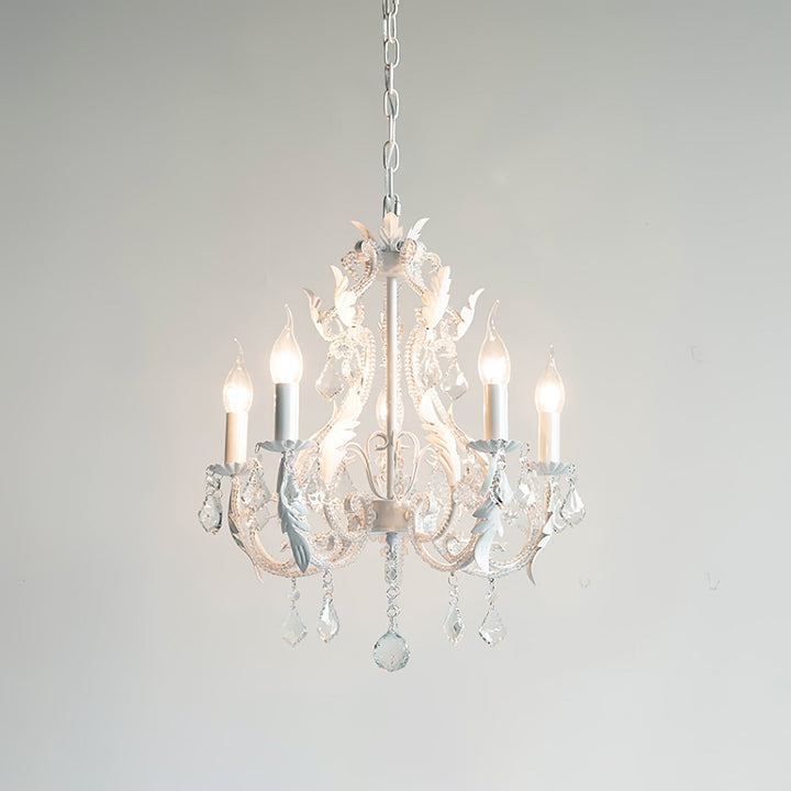 Lustra Suspension Lampe Porte-Bougie Perles de Cristal - Neutralighting