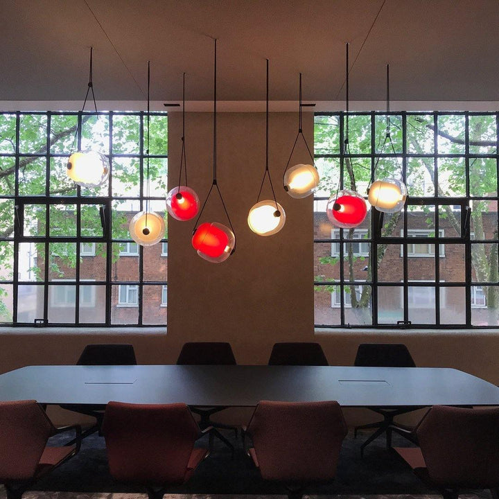 Orba Suspension Lampe en Verre Contemporain - Neutralighting