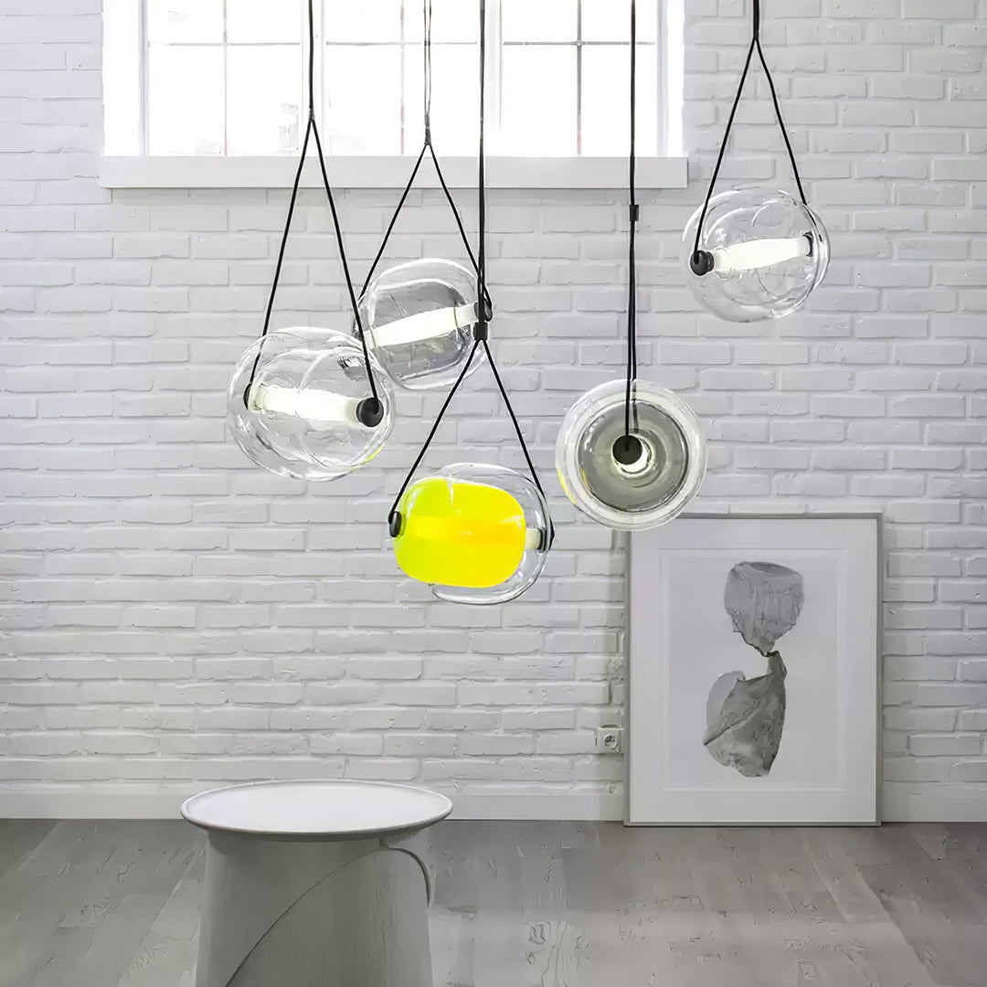 Orba Suspension Lampe en Verre Contemporain - Neutralighting