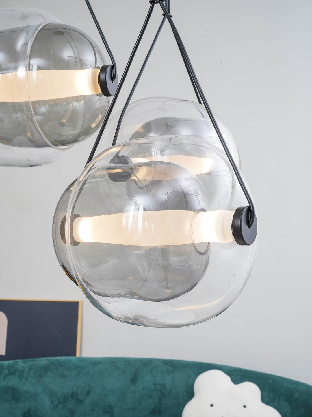 Orba Suspension Lampe en Verre Contemporain - Neutralighting