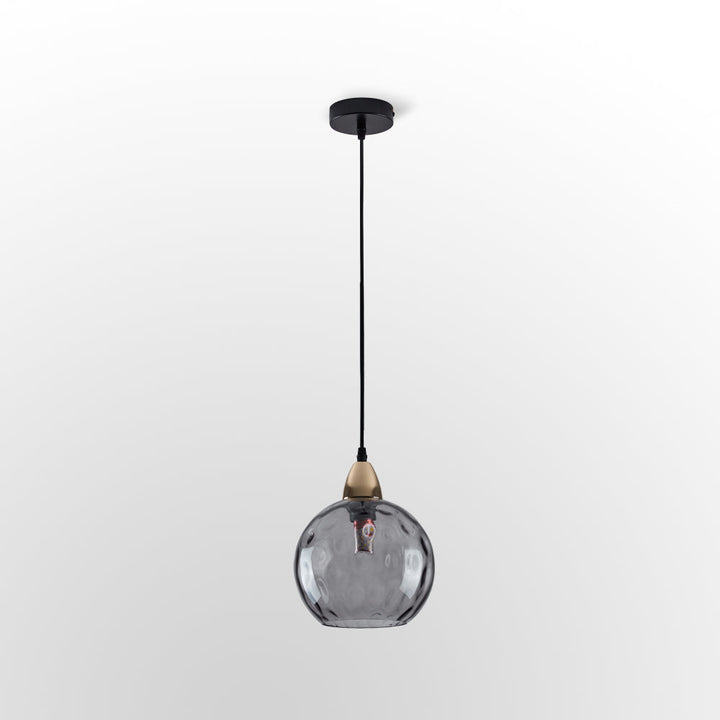Water Ripple Suspension Boule Moderne Verre Rouge/Vert/Bleu Salon - Neutralighting