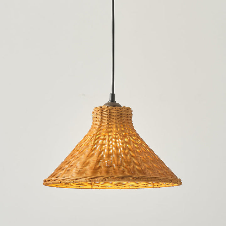 Vamirel Lampe Pendante en Rotin Naturel Minimaliste Moderne - Neutralighting