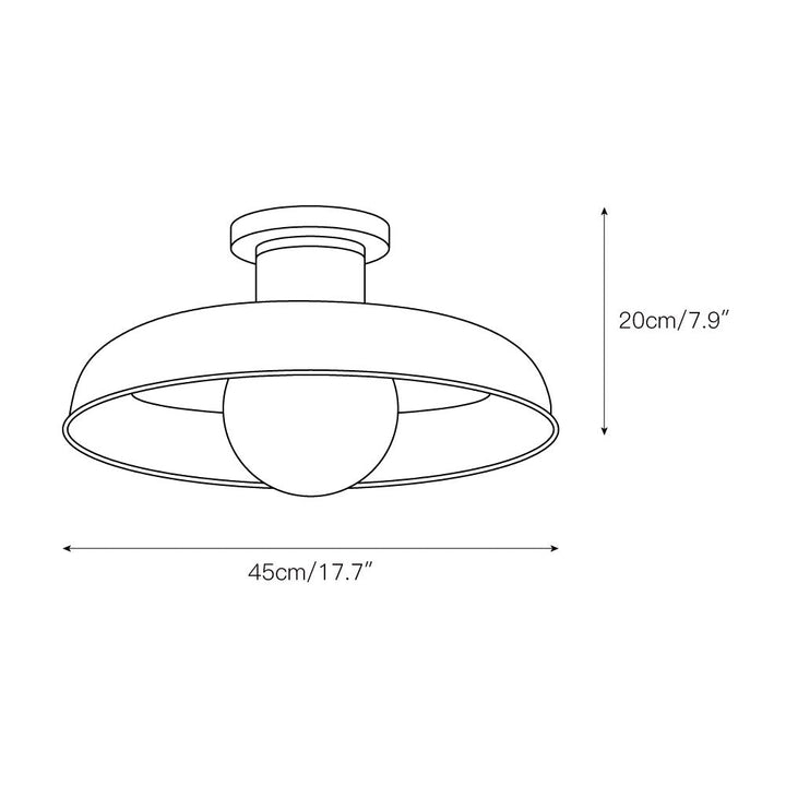 Quasar Lampe de Plafond Semi-Encastrée en Métal et Verre Style Minimaliste Moderne - Neutralighting