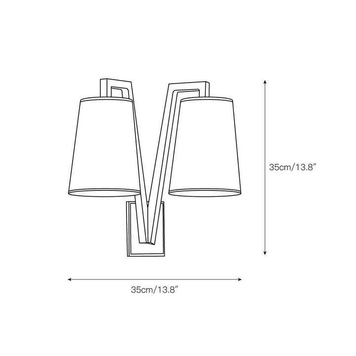 Lampe 35cm en Verre – Élégance Moderne
