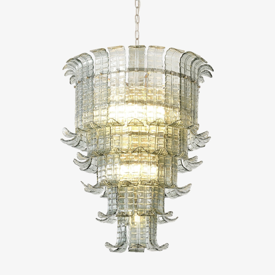 Aurora Lustre Cascade Verre Murano Vintage - Neutralighting