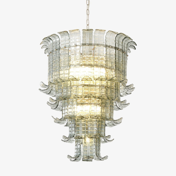Aurora Lustre Cascade Verre Murano Vintage - Neutralighting