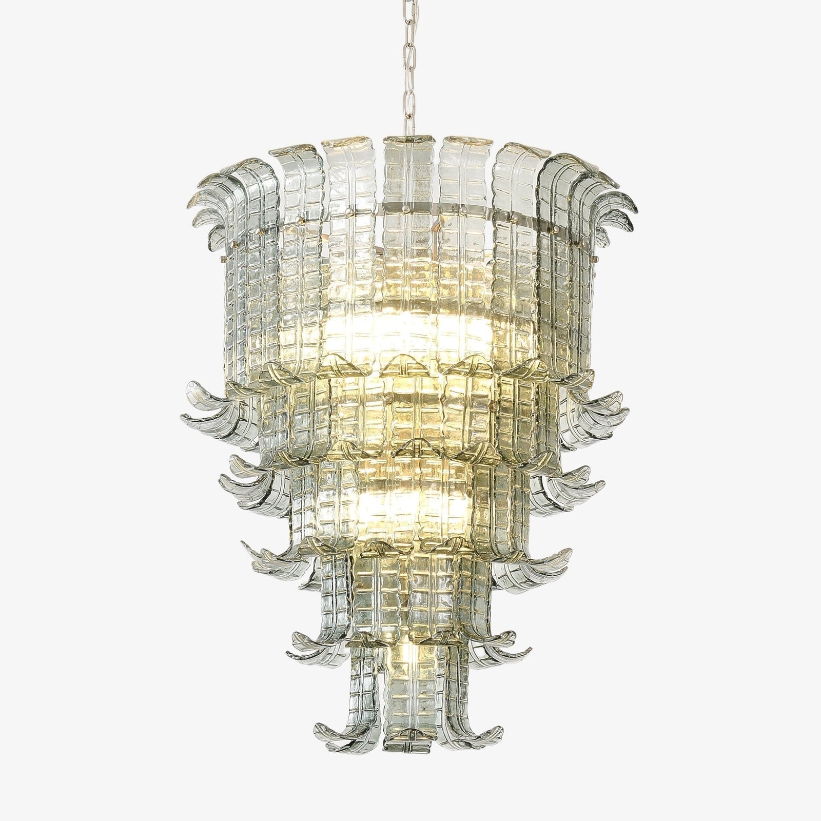 Aurora Lustre Cascade Verre Murano Vintage - Neutralighting