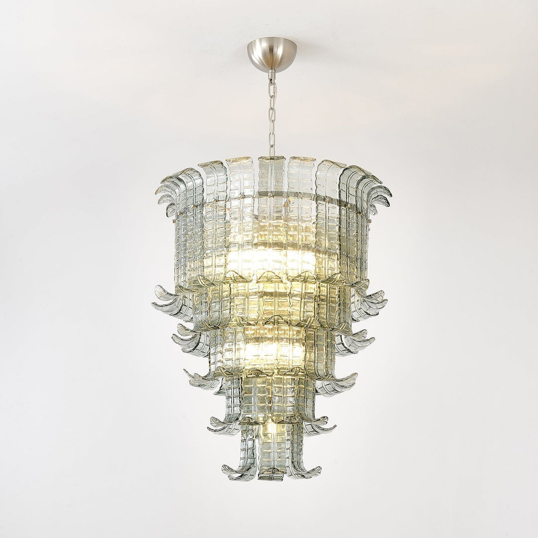 Aurora Lustre Cascade Verre Murano Vintage - Neutralighting