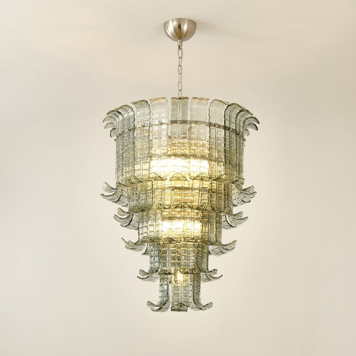 Aurora Lustre Cascade Verre Murano Vintage - Neutralighting