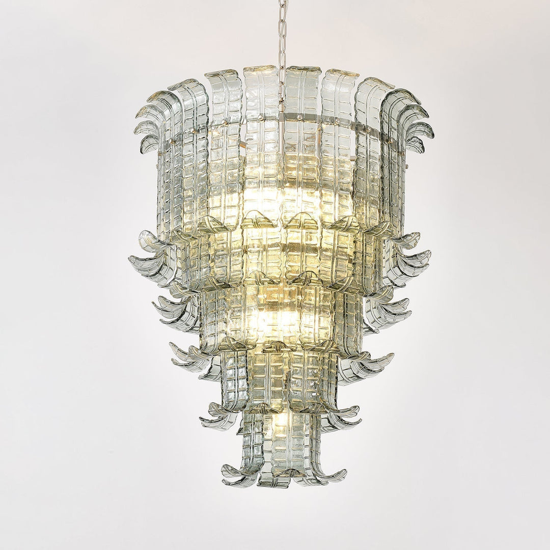 Aurora Lustre Cascade Verre Murano Vintage - Neutralighting