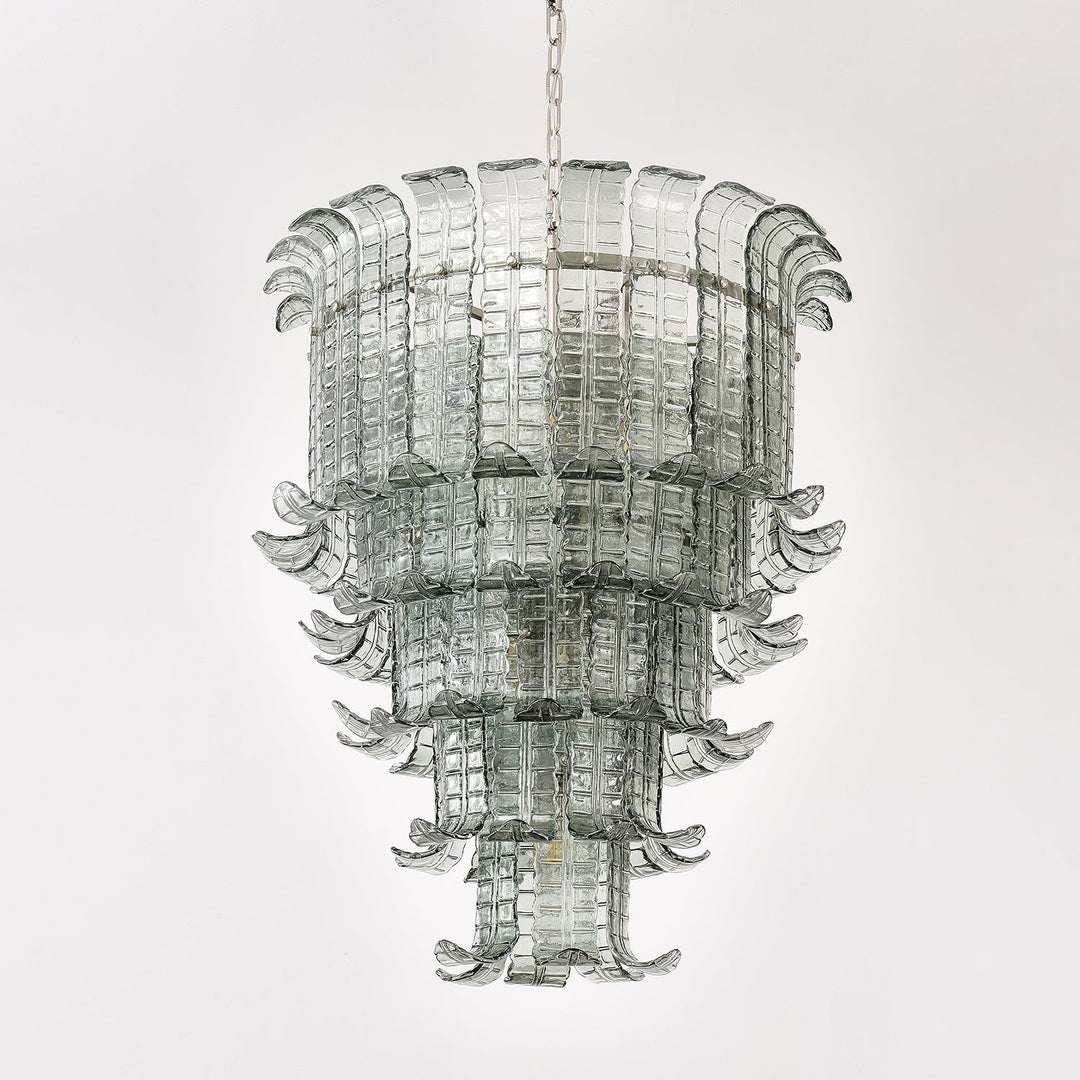 Aurora Lustre Cascade Verre Murano Vintage - Neutralighting