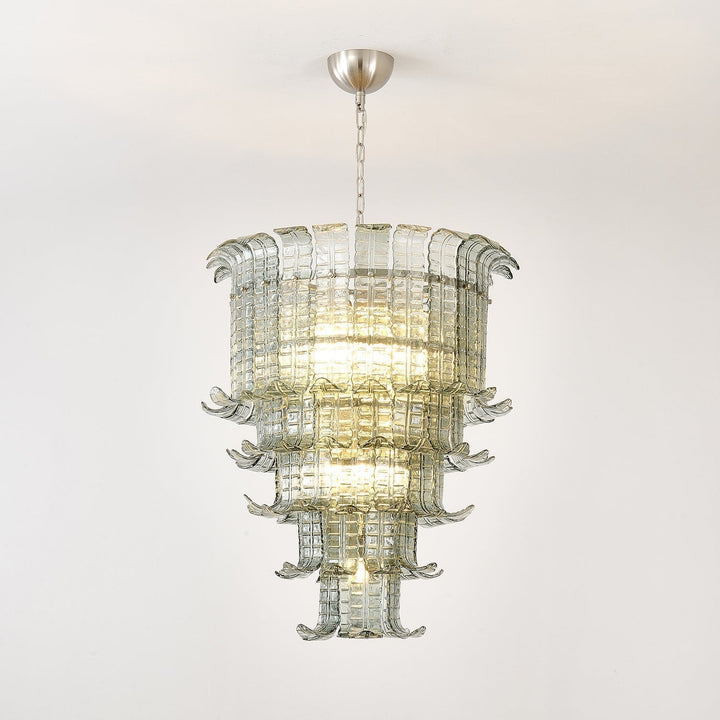 Aurora Lustre Cascade Verre Murano Vintage - Neutralighting
