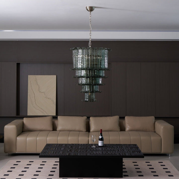 Aurora Lustre Cascade Verre Murano Vintage - Neutralighting