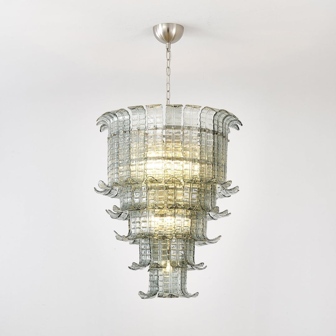 Aurora Lustre Cascade Verre Murano Vintage - Neutralighting