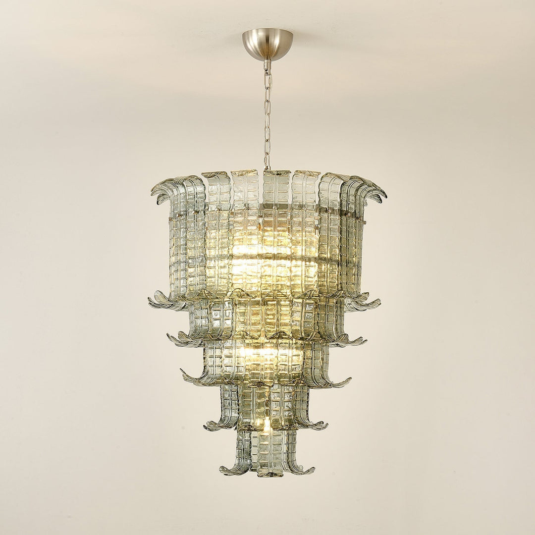 Aurora Lustre Cascade Verre Murano Vintage - Neutralighting