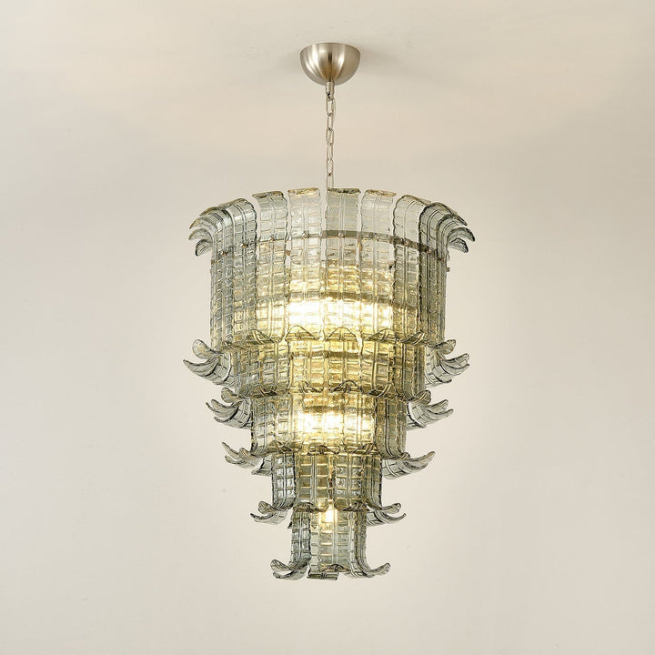 Aurora Lustre Cascade Verre Murano Vintage - Neutralighting