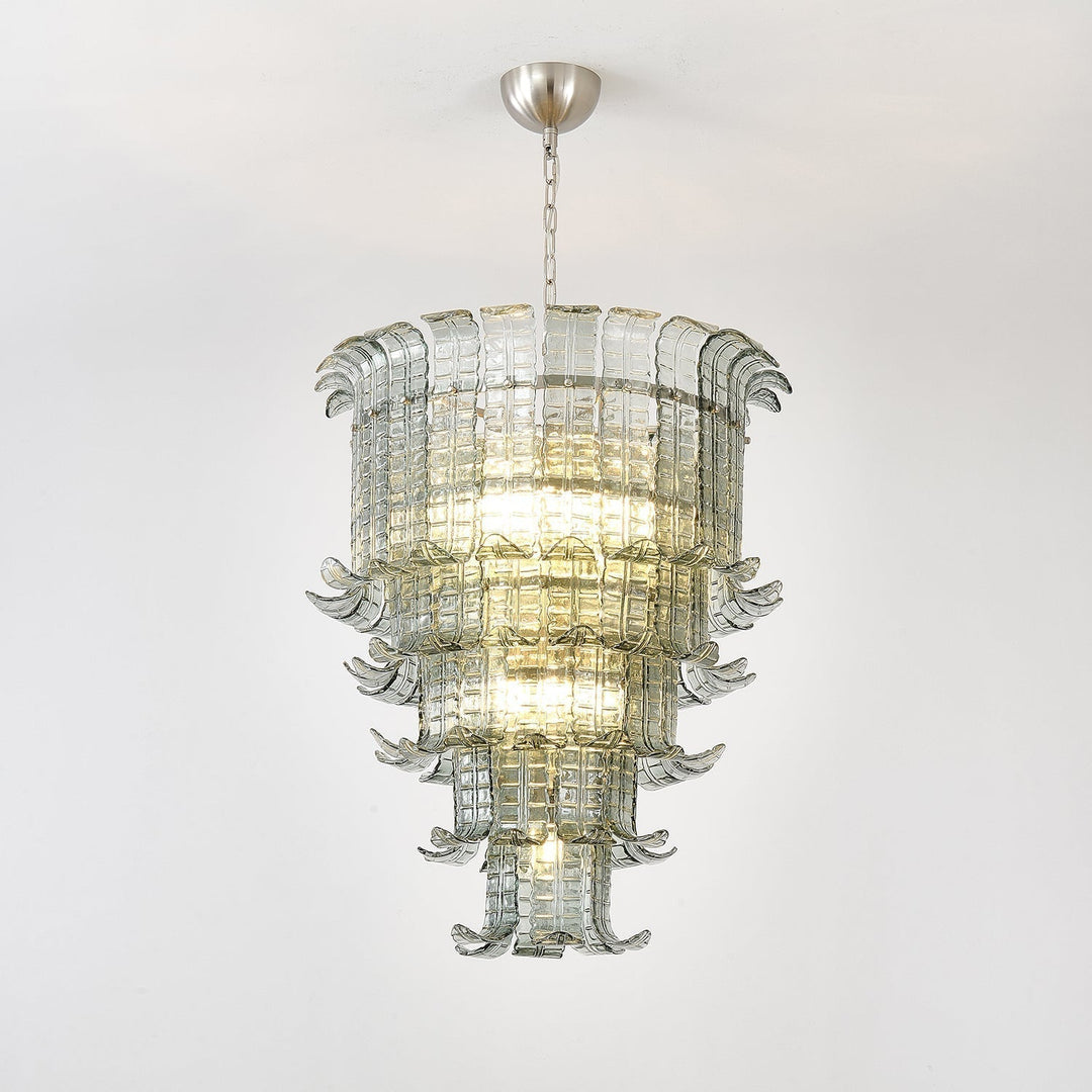 Aurora Lustre Cascade Verre Murano Vintage - Neutralighting