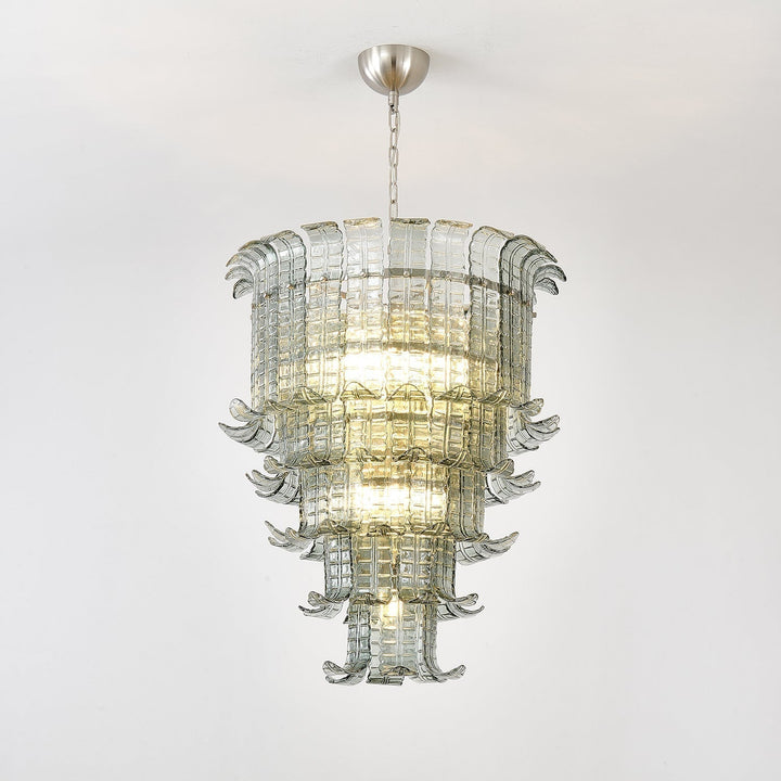 Aurora Lustre Cascade Verre Murano Vintage - Neutralighting