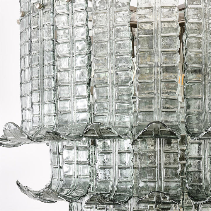 Aurora Lustre Cascade Verre Murano Vintage - Neutralighting