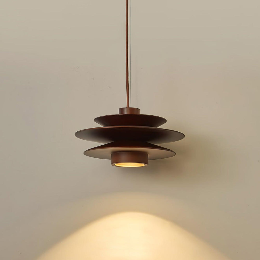 Eldora Lampe Pendante Rétro en Bois - Neutralighting