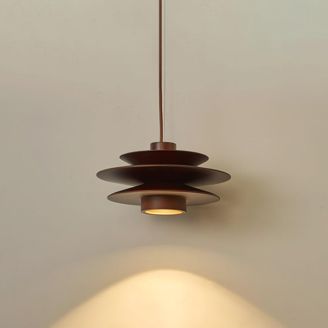 Eldora Lampe Pendante Rétro en Bois - Neutralighting