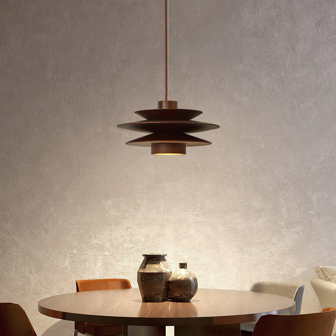 Eldora Lampe Pendante Rétro en Bois - Neutralighting