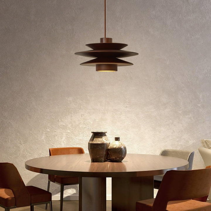 Eldora Lampe Pendante Rétro en Bois - Neutralighting