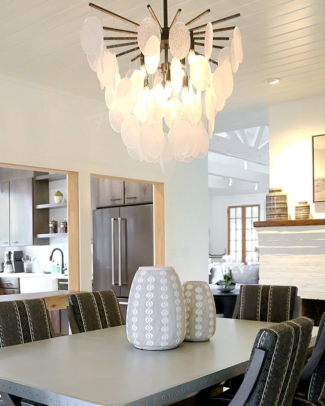 Isaiah Chandelier en Verre de Luxe - Neutralighting