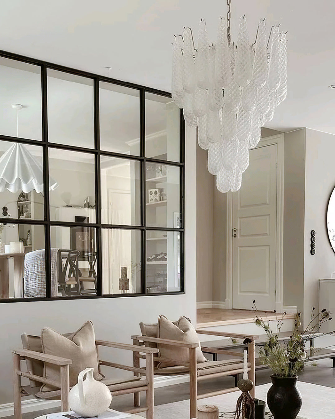 Case Lustre Cascade de Gouttes de Verre - Neutralighting