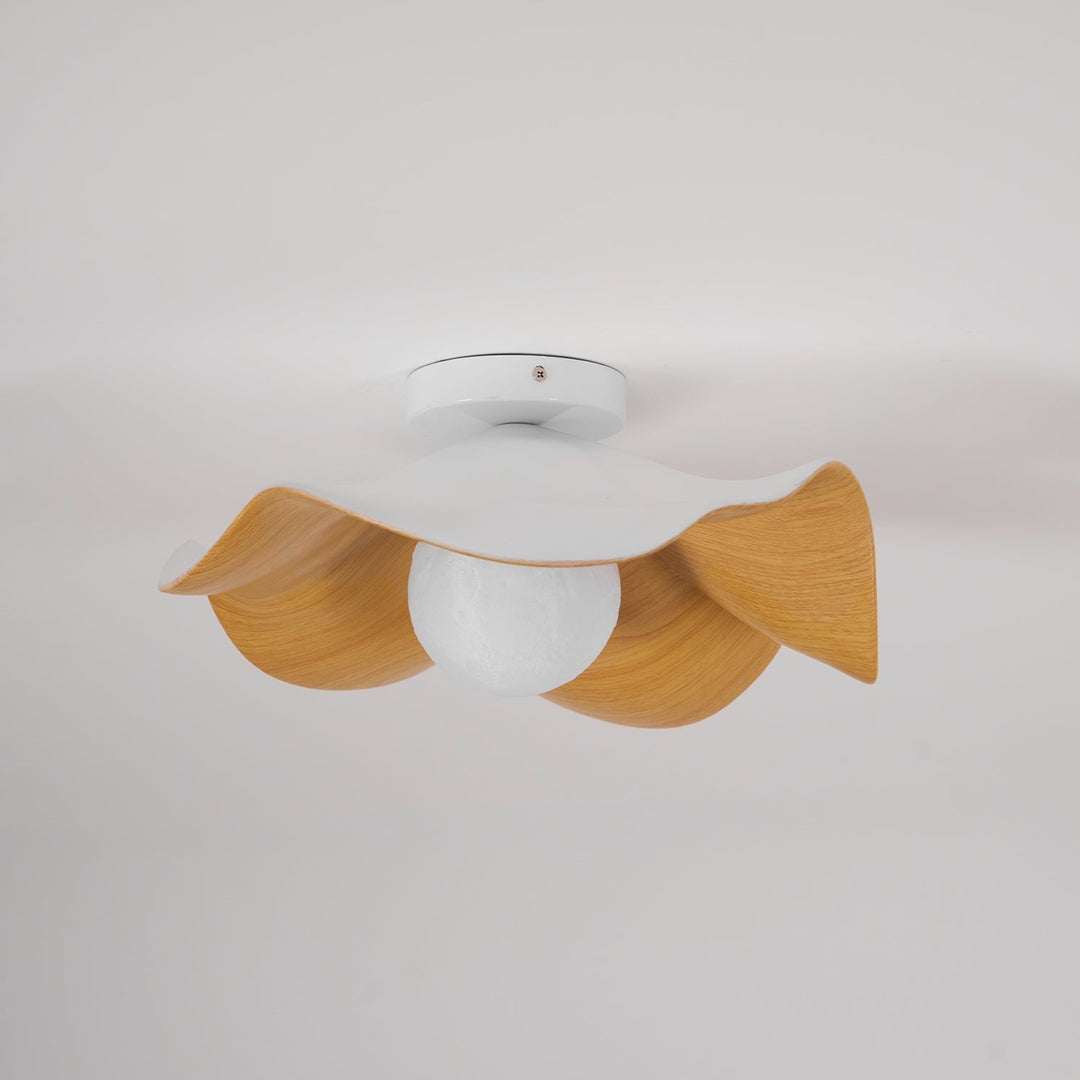 Lanoe Plafonnier Noir Bois - Neutralighting