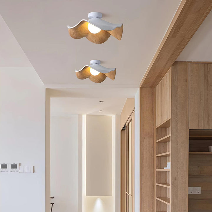 Lanoe Plafonnier Noir Bois - Neutralighting