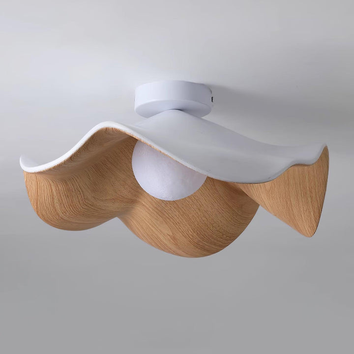 Lanoe Plafonnier Noir Bois - Neutralighting
