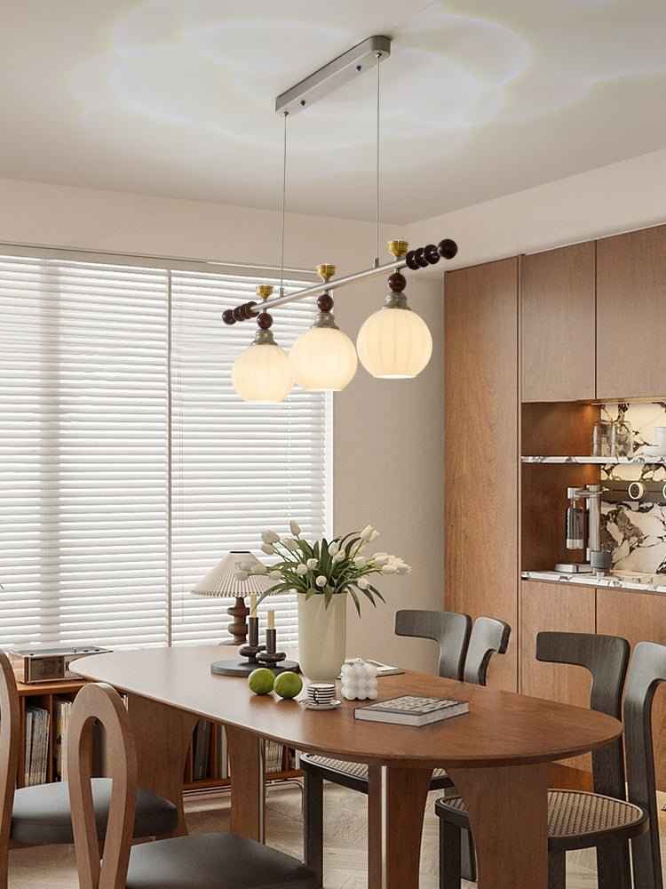 Otheia Suspension Linéaire en Bois Vintage - Neutralighting