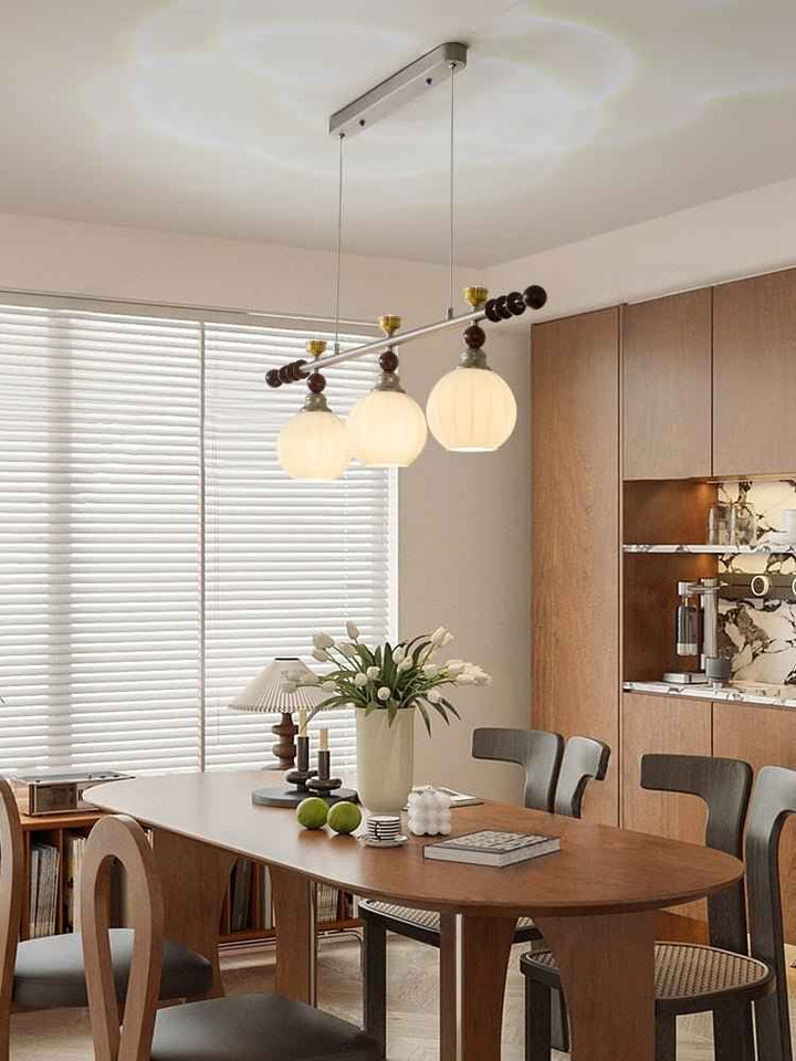 Otheia Suspension Linéaire en Bois Vintage - Neutralighting