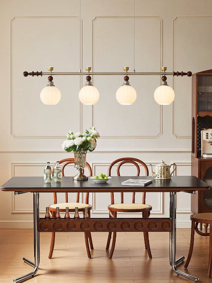 Otheia Suspension Linéaire en Bois Vintage - Neutralighting