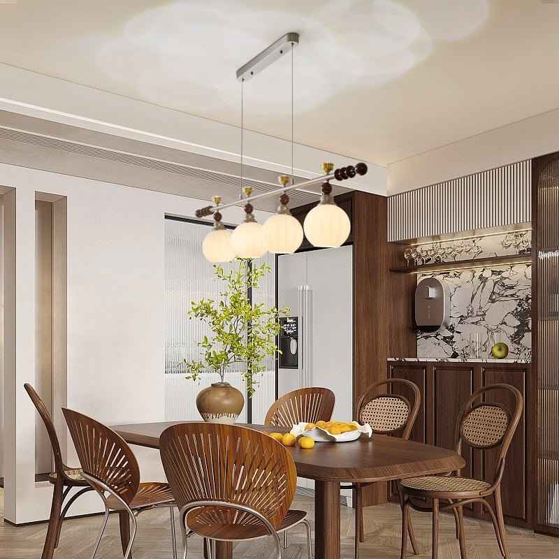 Otheia Suspension Linéaire en Bois Vintage - Neutralighting