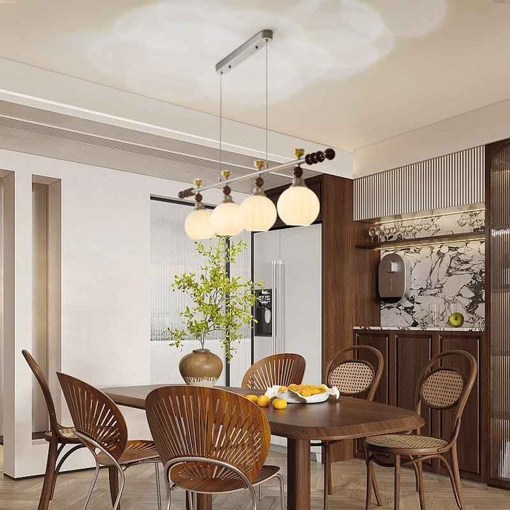 Otheia Suspension Linéaire en Bois Vintage - Neutralighting
