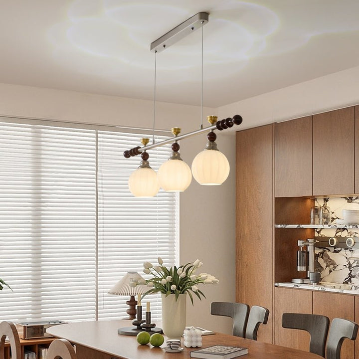 Otheia Suspension Linéaire en Bois Vintage - Neutralighting