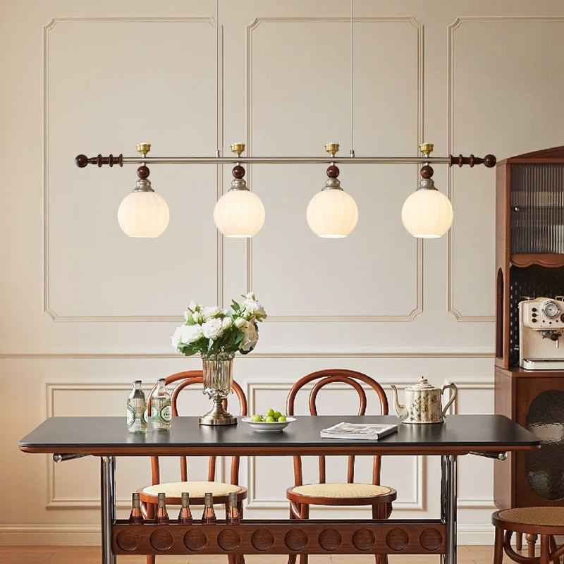 Otheia Suspension Linéaire en Bois Vintage - Neutralighting