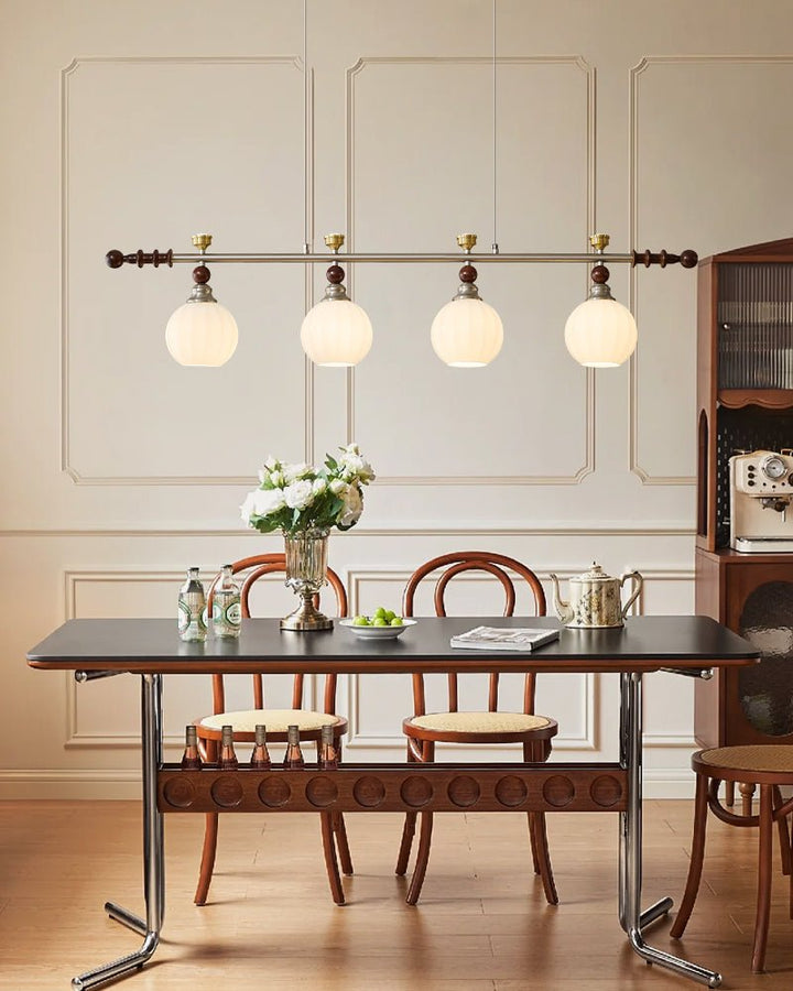Otheia Suspension Linéaire en Bois Vintage - Neutralighting