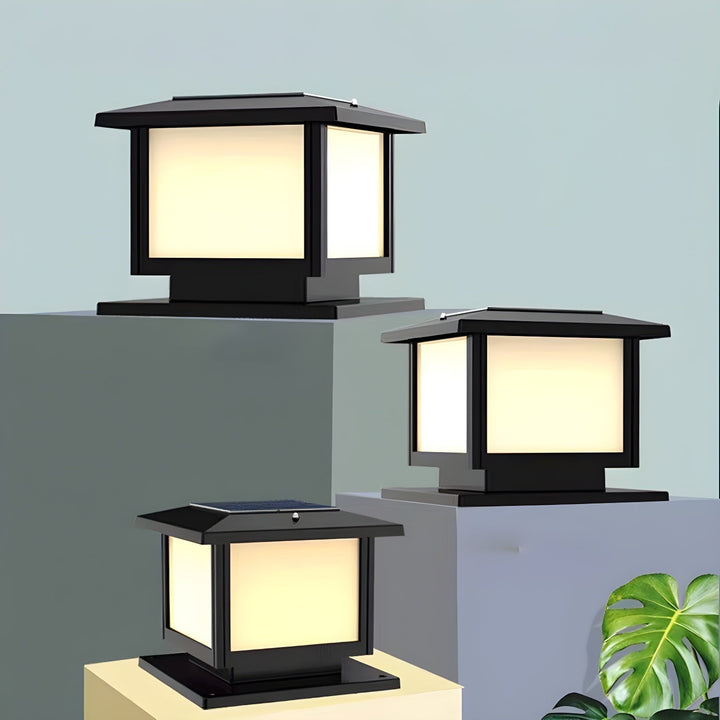 Ray Lampe Solaire Extérieure Carrée de Style Pavillon - Neutralighting