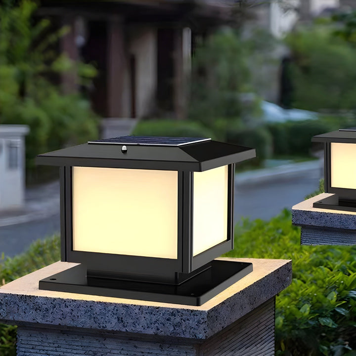 Ray Lampe Solaire Extérieure Carrée de Style Pavillon - Neutralighting