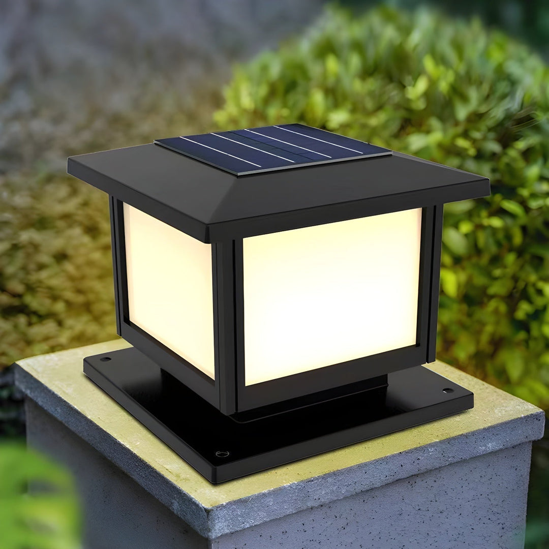 Ray Lampe Solaire Extérieure Carrée de Style Pavillon - Neutralighting