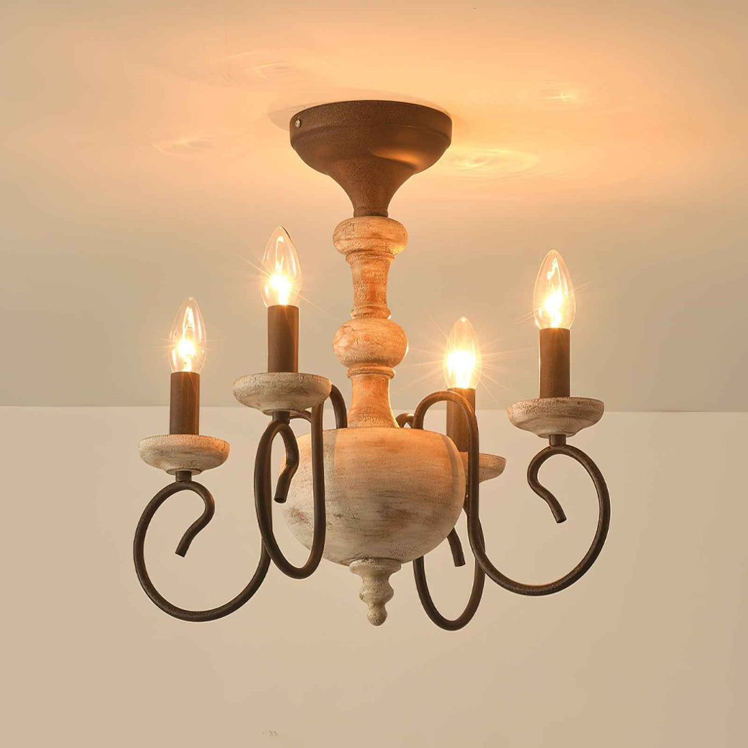 Lampe Myst en Bois – Design Contemporain