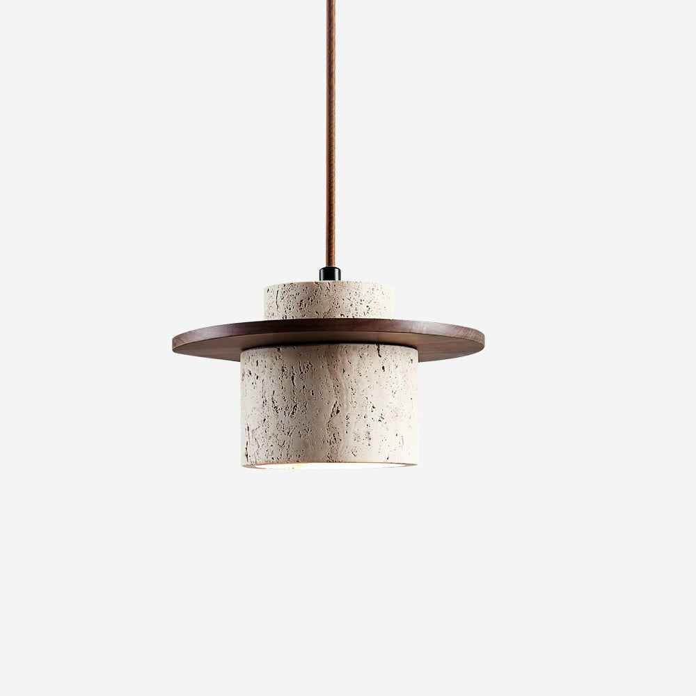 Lampe Disque en Bois – Design Contemporain
