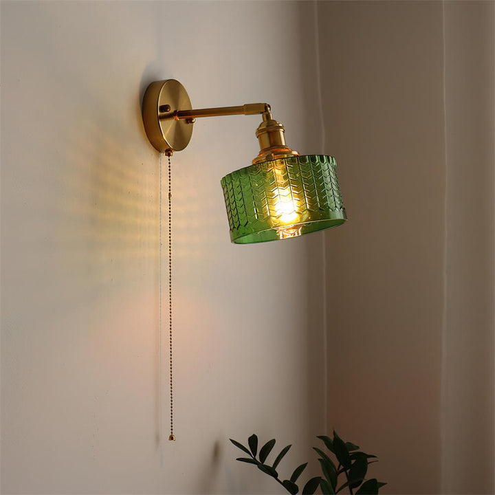 Infinity Applique Murale Laiton Chaîne Verte - Neutralighting