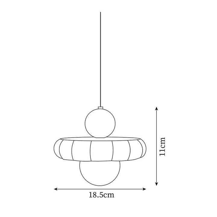 Aria Suspension Crème Mignonne - Neutralighting